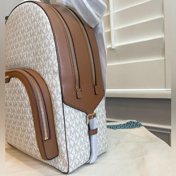 Michael Kors White and Brown Women\'s Backpack main image 4